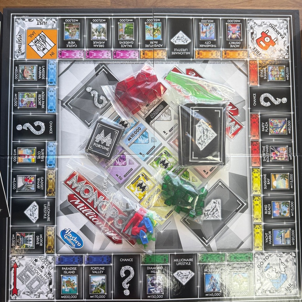 Monopoly Millionaire Board Game First to a Million Wins 2017 Edition Complete - Picture 3 of 6